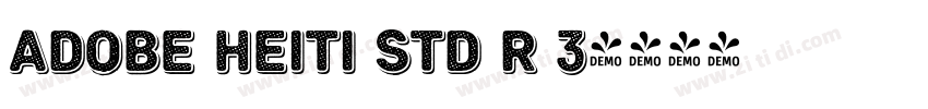 Adobe Heiti Std R 3字体转换